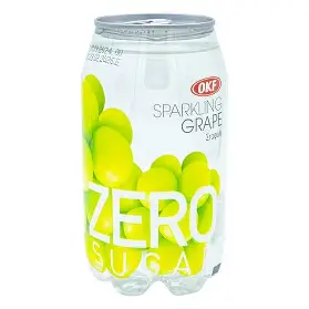 Gaseosa Sparling Grape Zero OKF Lat. 350Ml