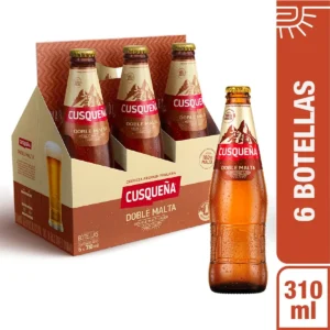 Cerveza Cusqueña Roja PackX6 Bot. 310Ml