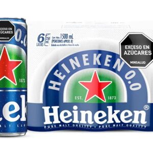 Cerveza Heineken Sin Alcohol Lat. PackX6 330Ml