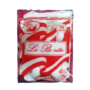 Cubierto Descartable La Bonita X10 UND