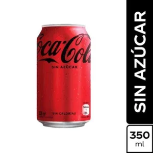 Gaseosa Zero Coca Cola Lat. 350Ml