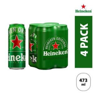 Cerveza Heineken PackX4Un Lat.473ml